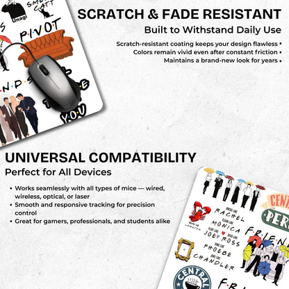 Fun Mode - Friends Mouse Pad