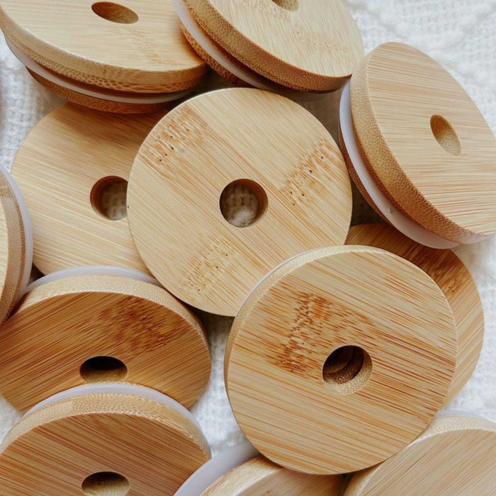 Bamboo Lids For Glass Cans