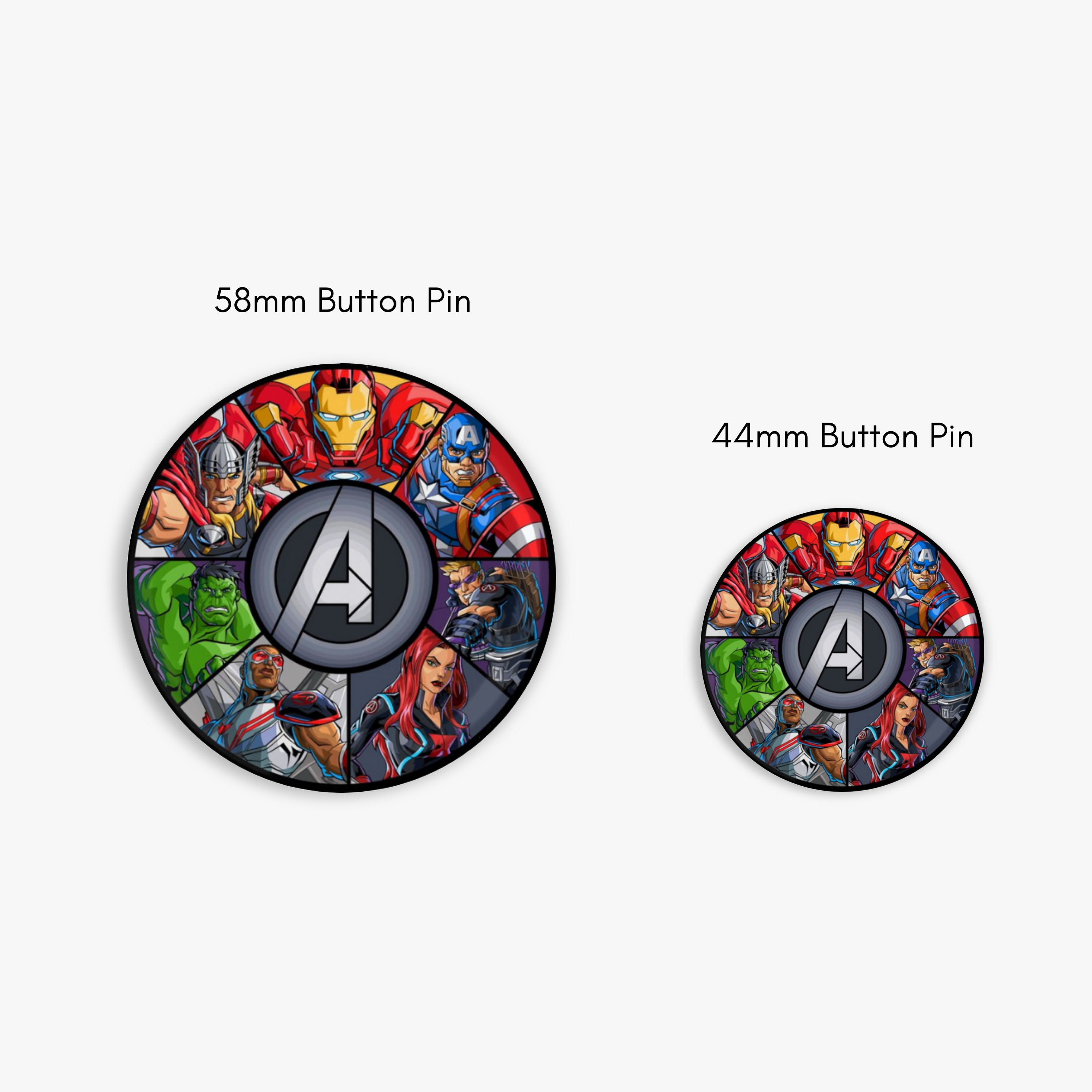 Avengers - Button Pin / Magnet