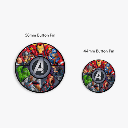 Avengers - Button Pin / Magnet