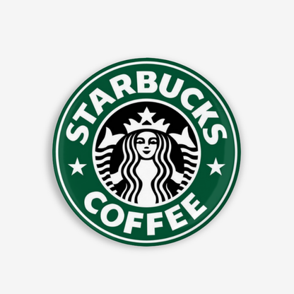 Starbucks - Button Pin / Magnet