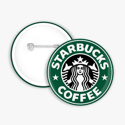 Starbucks - Button Pin / Magnet