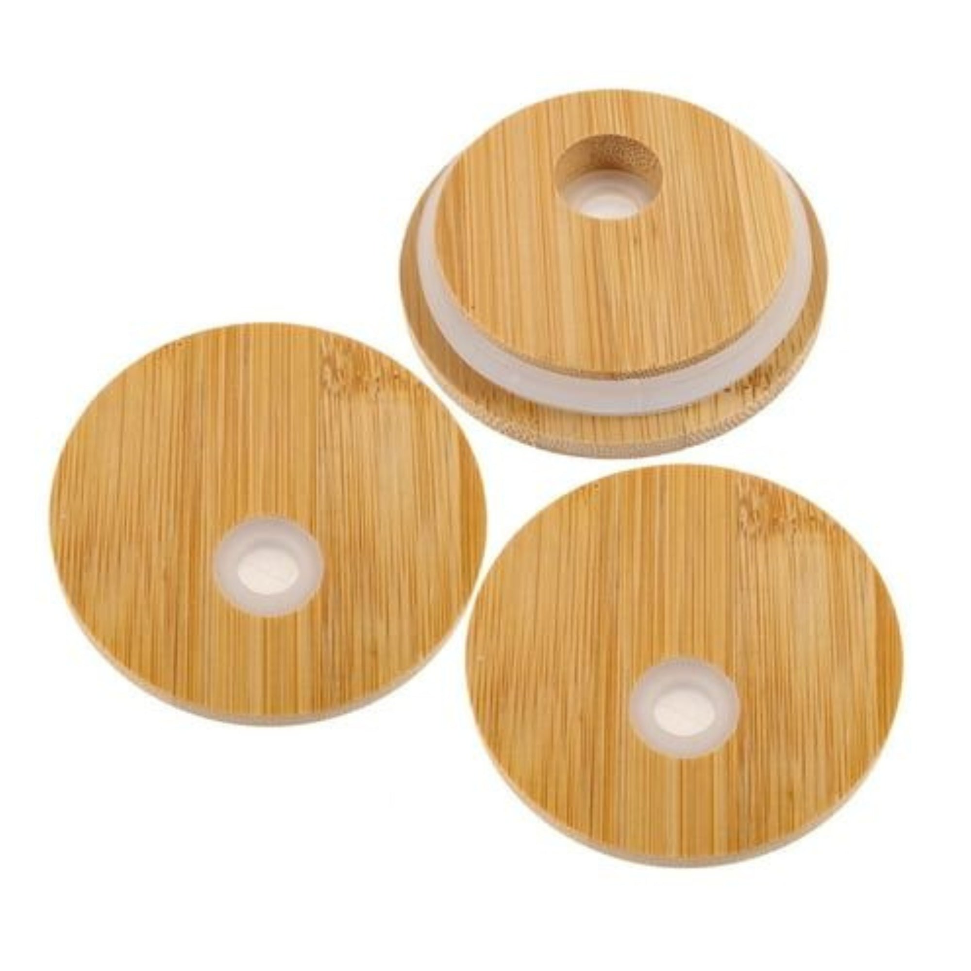 Bamboo Lids For Glass Cans