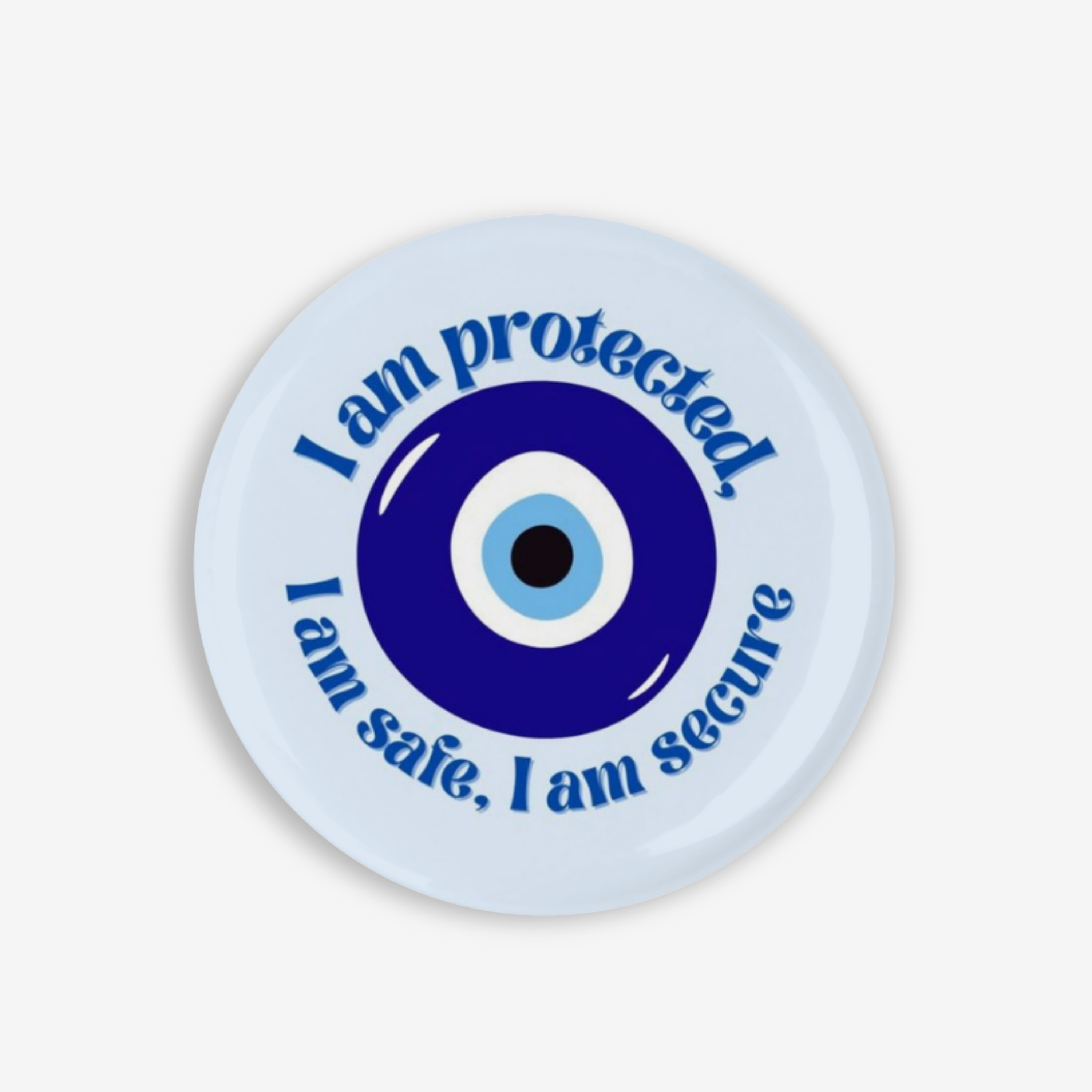 Evil Eye- Button Pin / Magnet