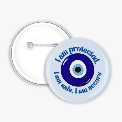 Evil Eye- Button Pin / Magnet