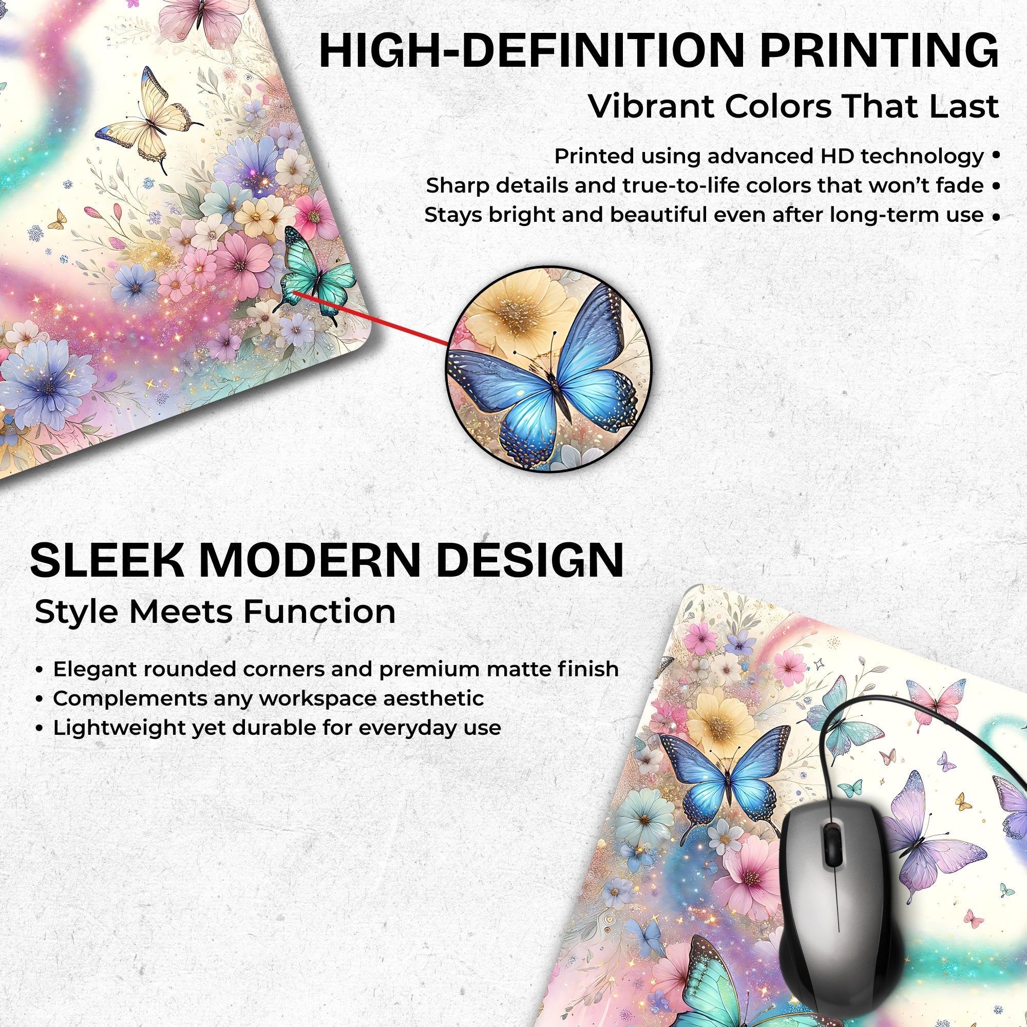 Happy Desk Mouse Pad