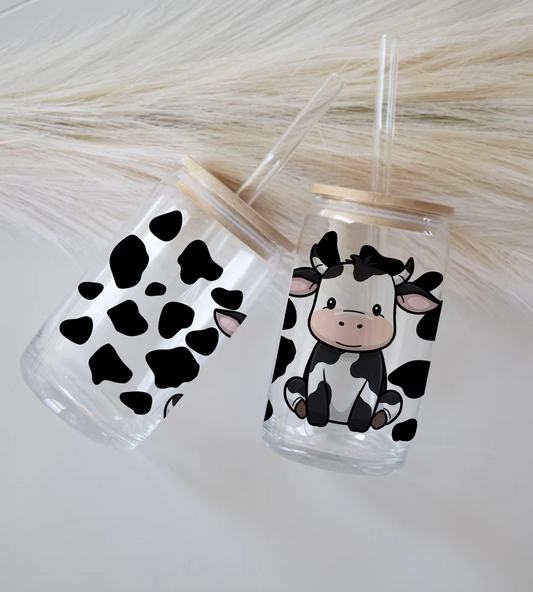 Moo - Glass Tumbler