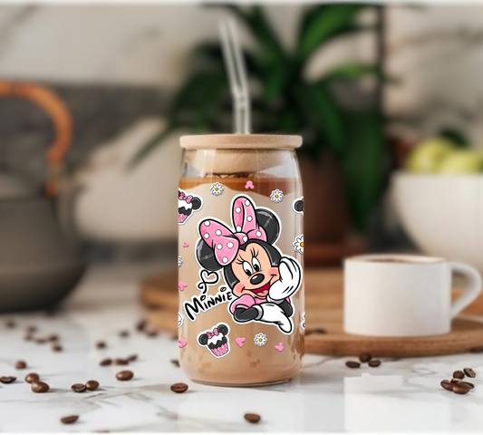 Minnie Mouse - Glass Tumbler
