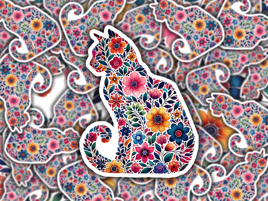 Cat Lover Vinyl Waterproof Sticker