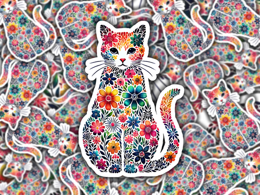 Cat Lover Vinyl Waterproof Sticker