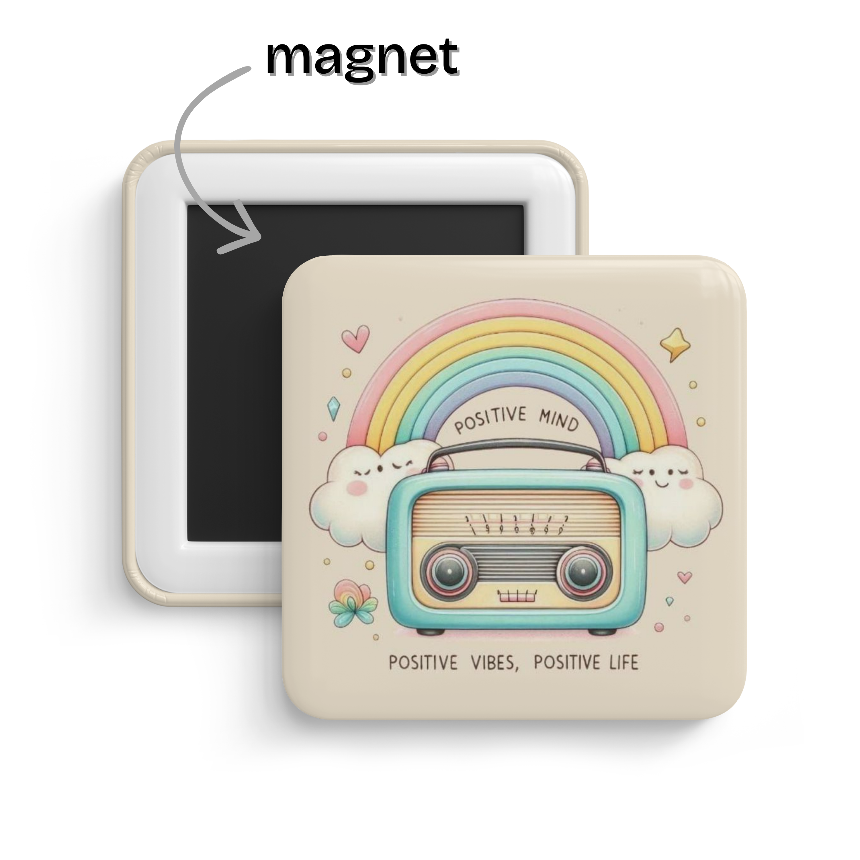 Mind Over Mood Fridge Magnet