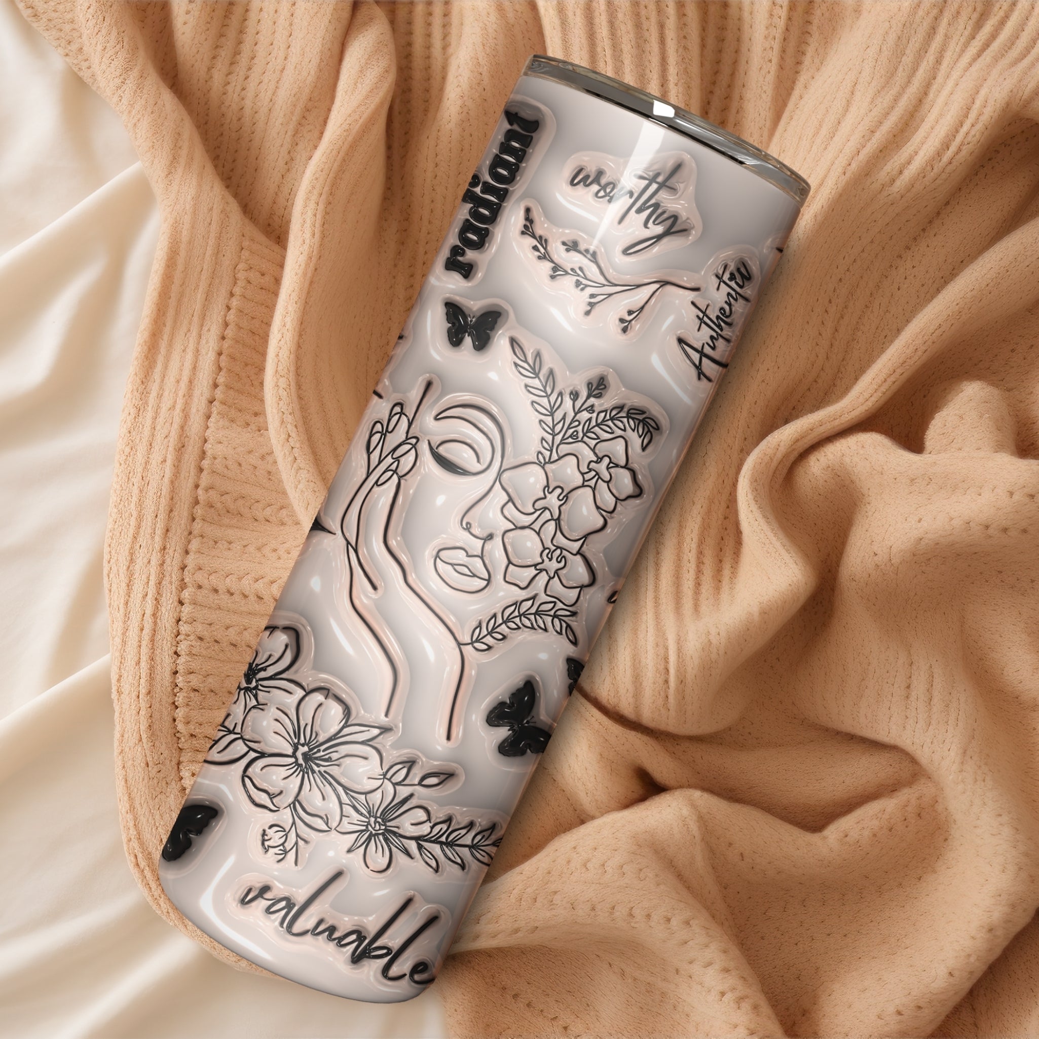 Positive Affirmations Stainless Steel Vacuum Insulated Tumbler