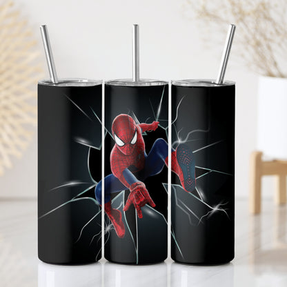 Spiderman Themed Stainless Steel Vacuum Insulated Tumbler