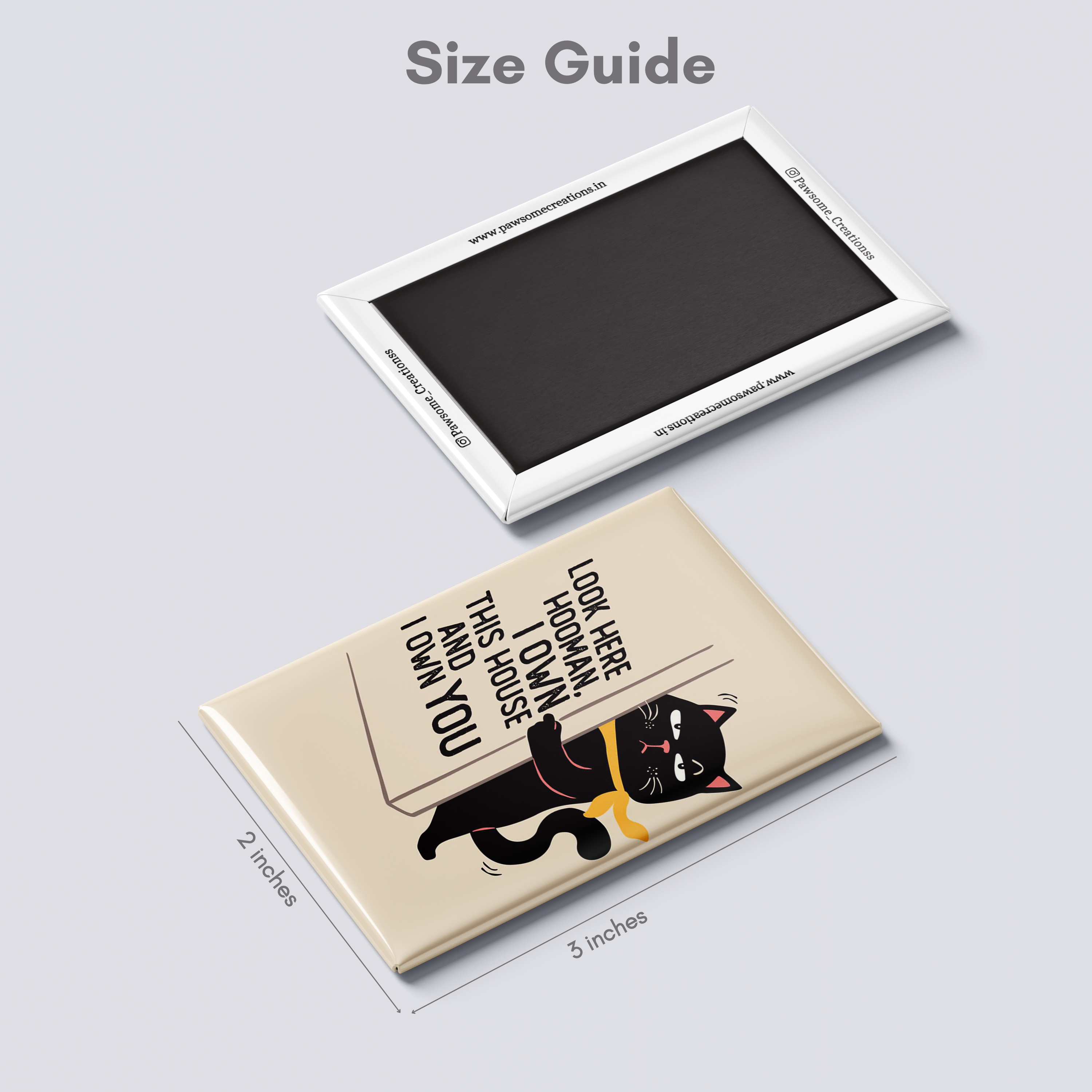 Whisker Mafia Fridge Magnet