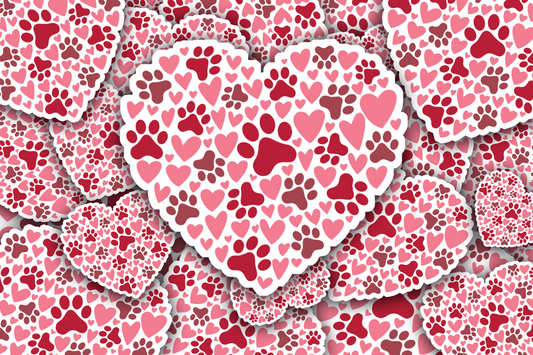 Paw Lover Vinyl Waterproof Sticker