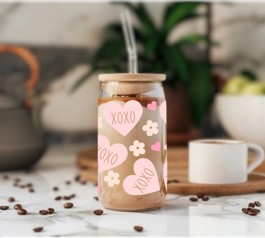 XOXO - Glass Tumbler