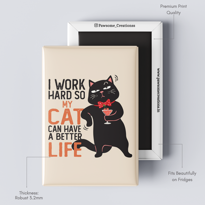 Certified Brat Boss Fridge Magnet