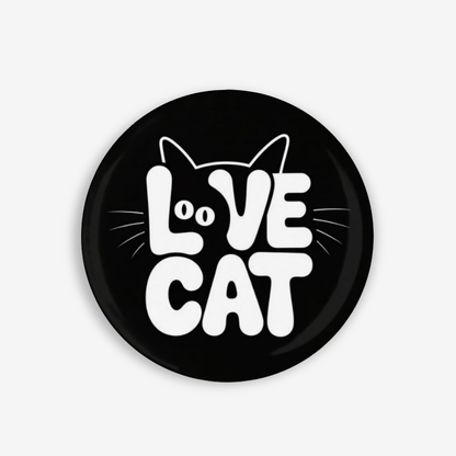BB Cat - Button Pin / Magnet