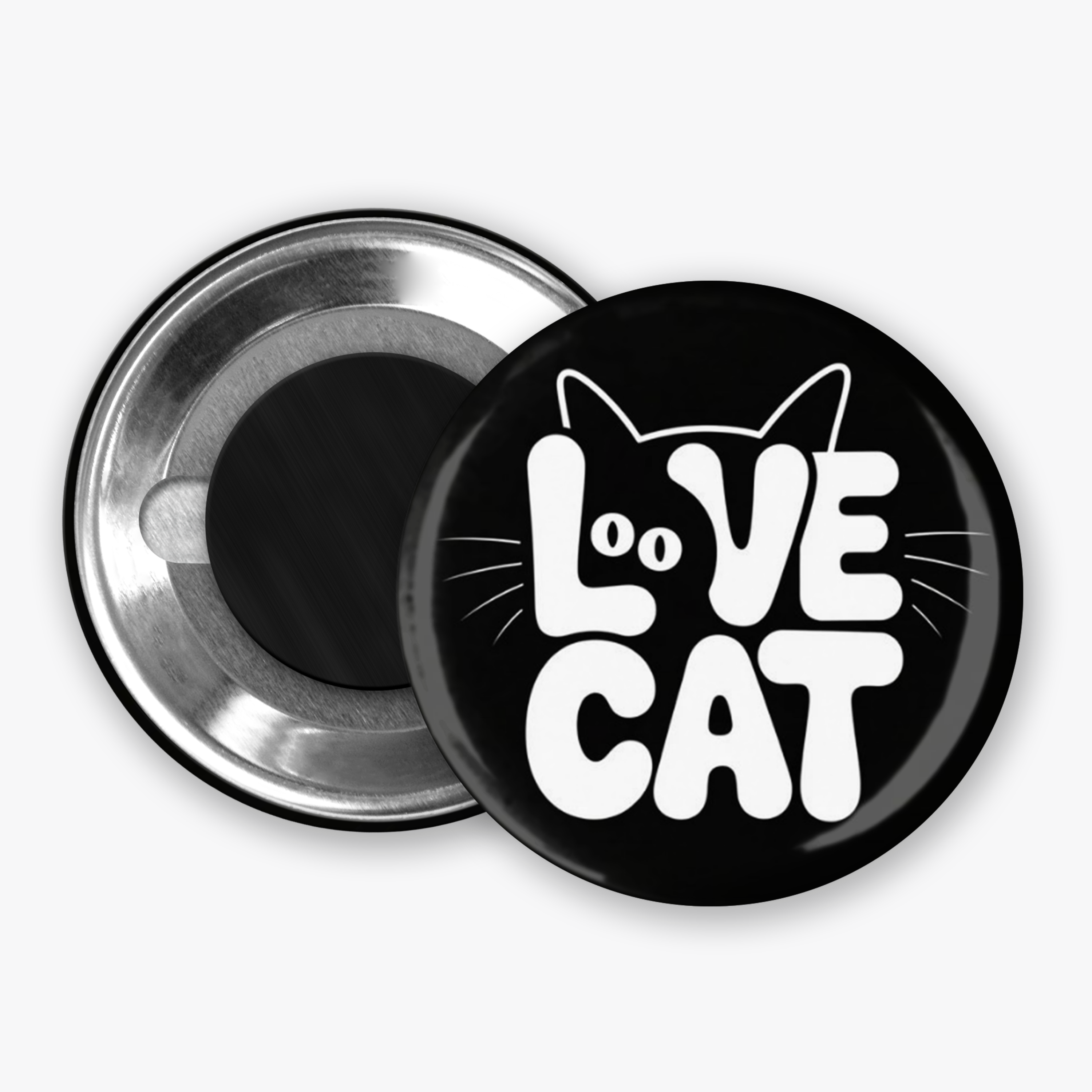 BB Cat - Button Pin / Magnet