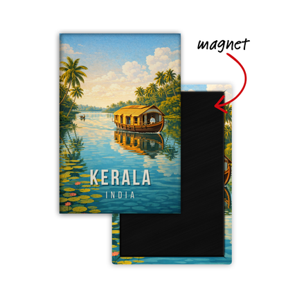 Discovering Kerala - Fridge Magnet