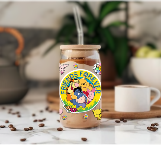 Winnie The Pooh - Glass Tumbler