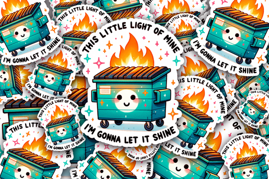This Light Of Mine Vinyl Waterproof Sticker
