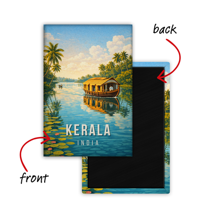 Discovering Kerala - Fridge Magnet