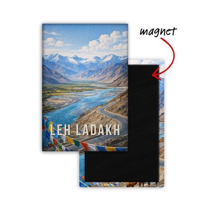 Bound for Leh Ladakh - Fridge Magnet
