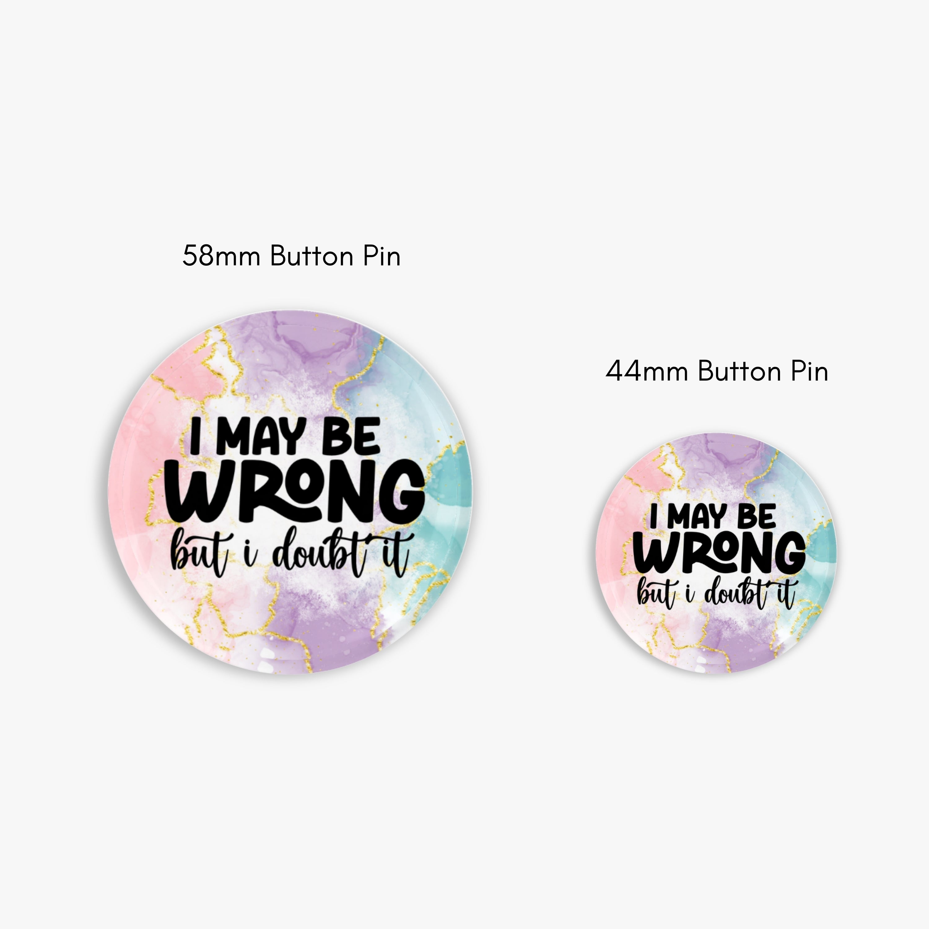 Self Confidence - Button Pin / Magnet