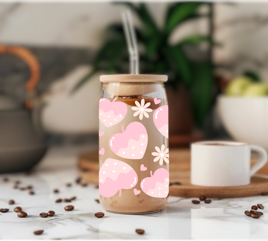 Heart Candies - Glass Tumbler