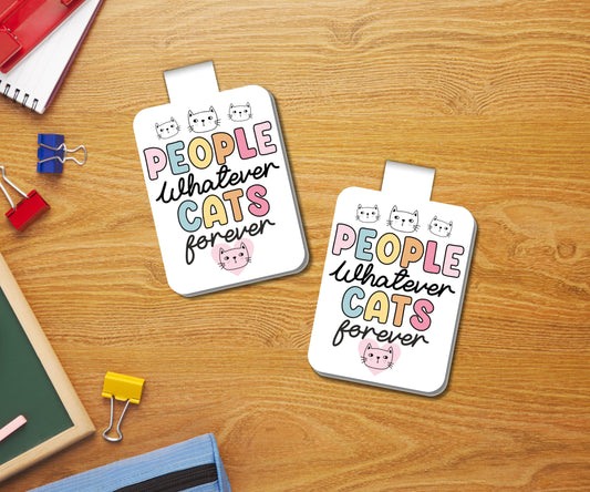Cat Lover Magnetic Bookmark