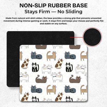 Whisker Vibes Mouse Pad