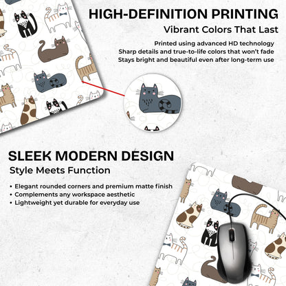 Whisker Vibes Mouse Pad