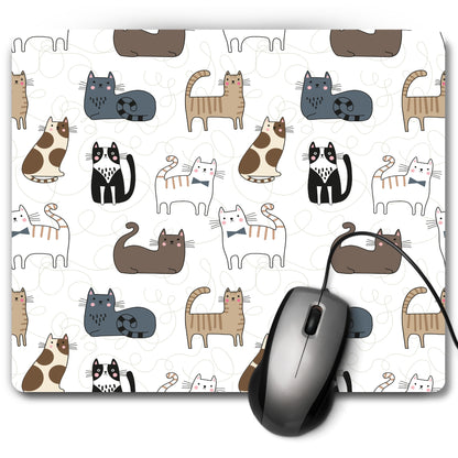 Whisker Vibes Mouse Pad