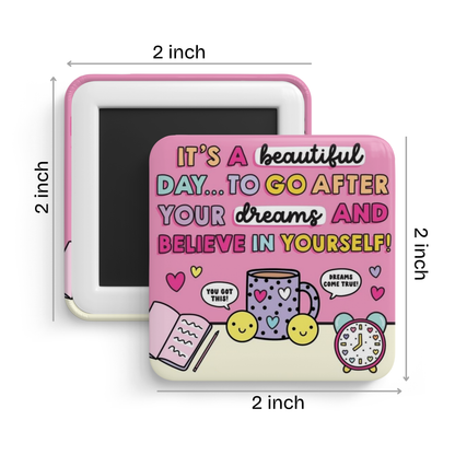 Joyful Living Fridge Magnet