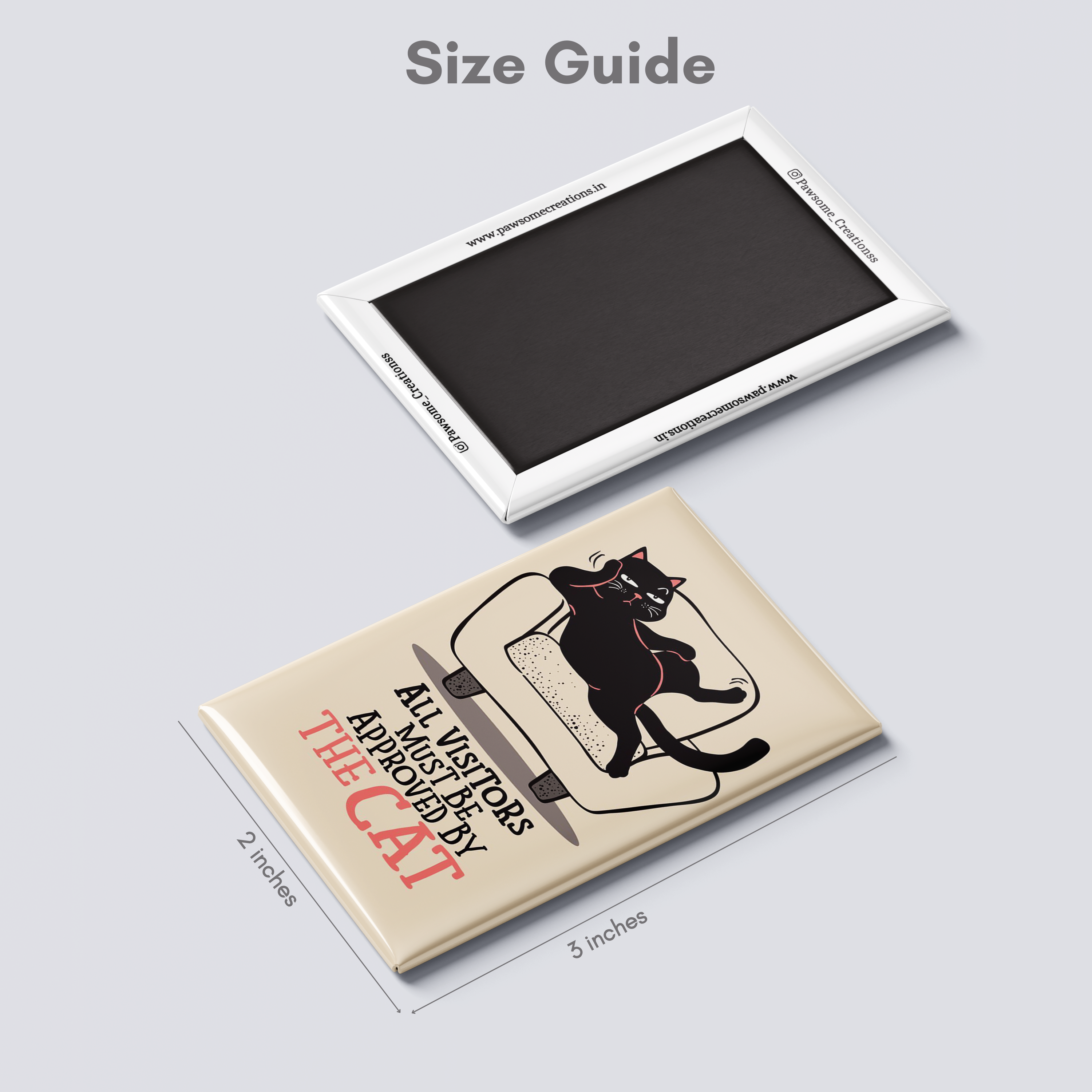 Whisker Boss Fridge Magnet