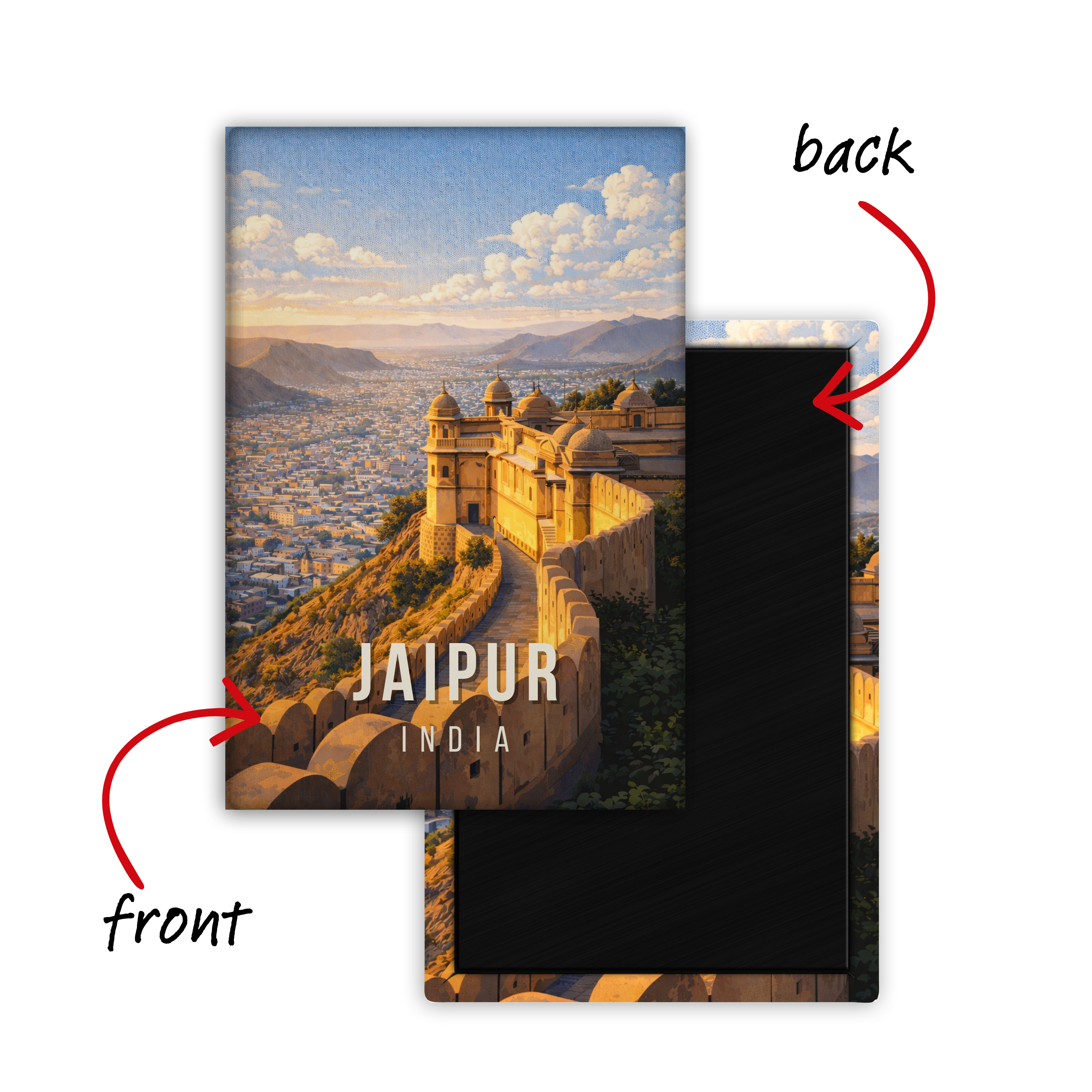 Memories of Jaipur - Fridge Magnet