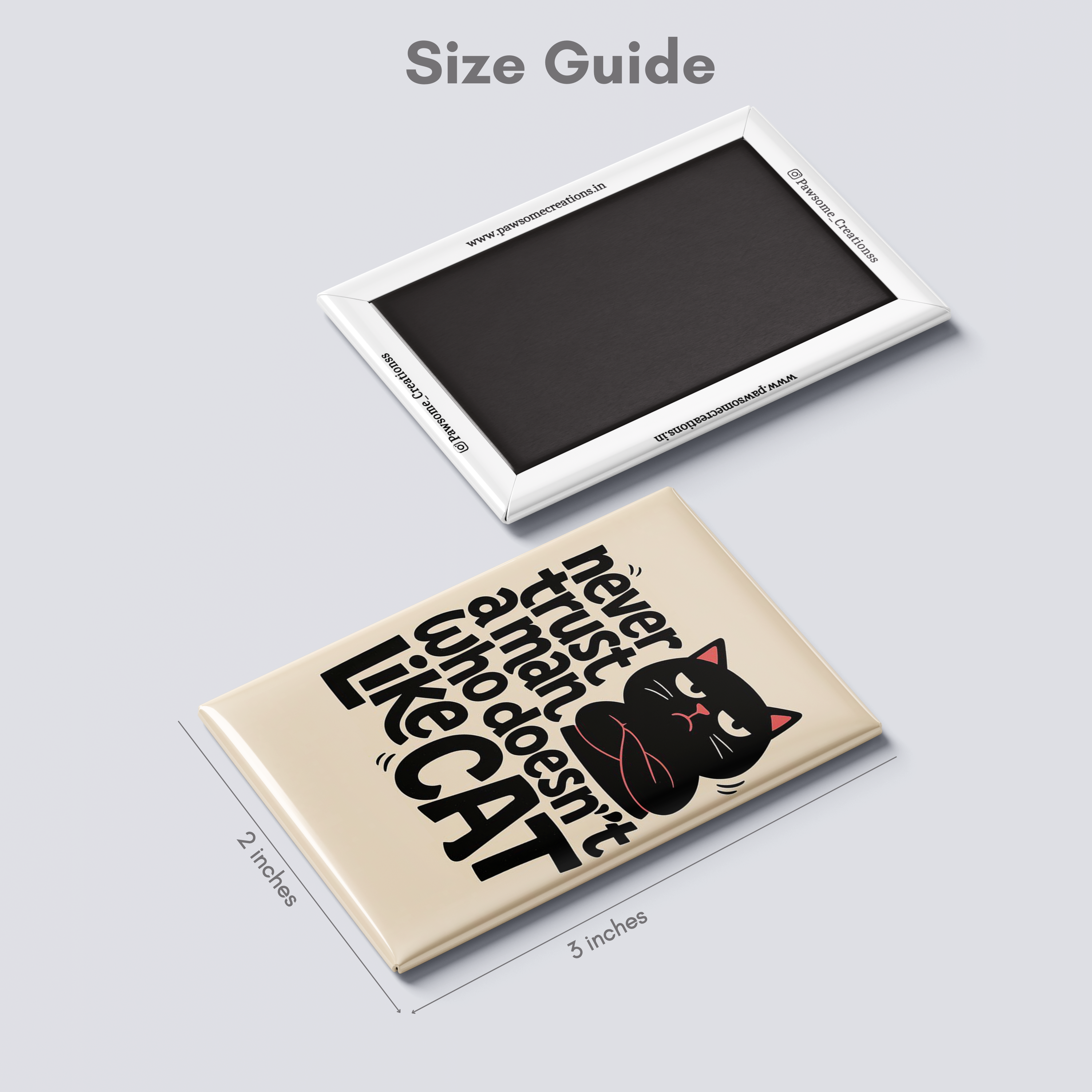 Meowgical Mood Fridge Magnet