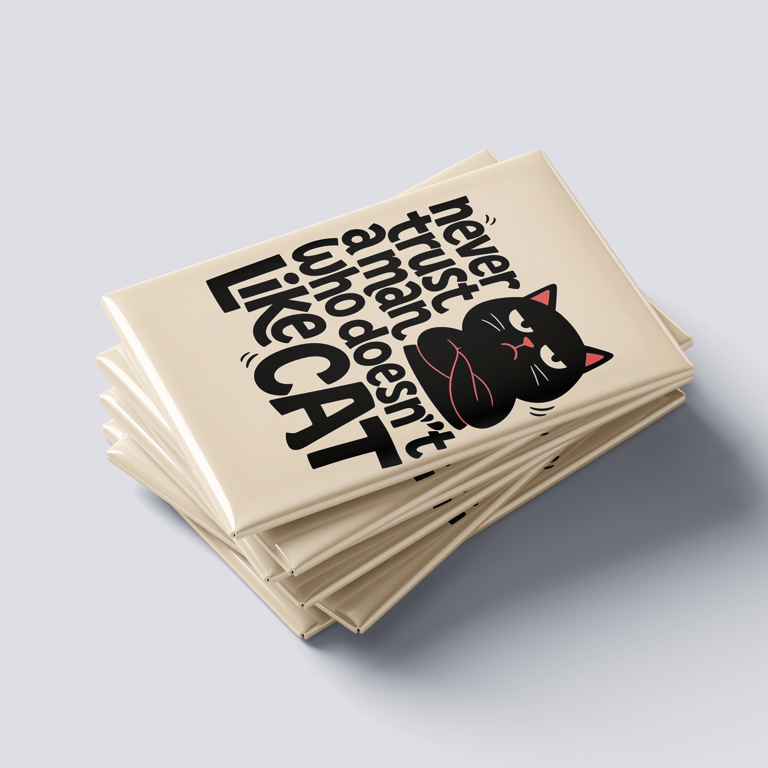 Meowgical Mood Fridge Magnet