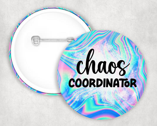 Chaos Coordinator Button Badge
