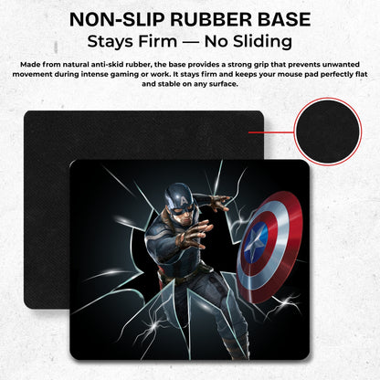 Captain America – Shield Force Mouse Pad