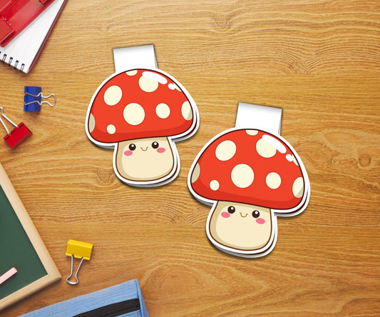 Kawai Mushroom Magnetic Bookmark