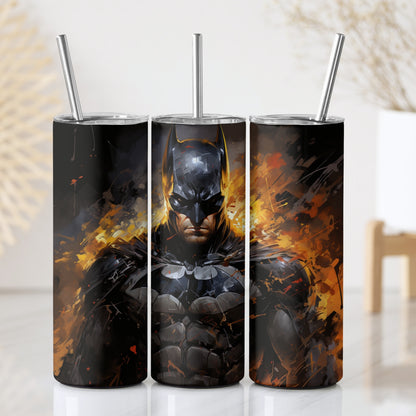 Batman Themed Stainless Steel Vacuum Insulated Tumbler
