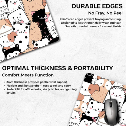 Furry Friends Mouse Pad