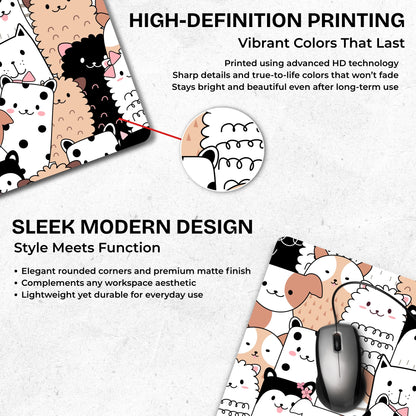 Furry Friends Mouse Pad