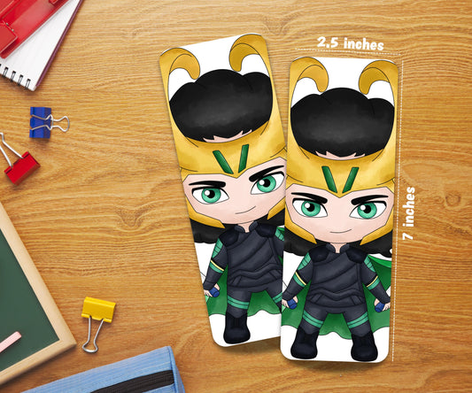 Loki Laminated Bookmark
