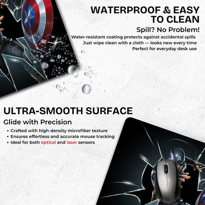 Captain America – Shield Force Mouse Pad