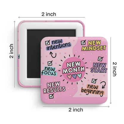 New Beginnings Fridge Magnet
