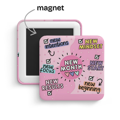 New Beginnings Fridge Magnet
