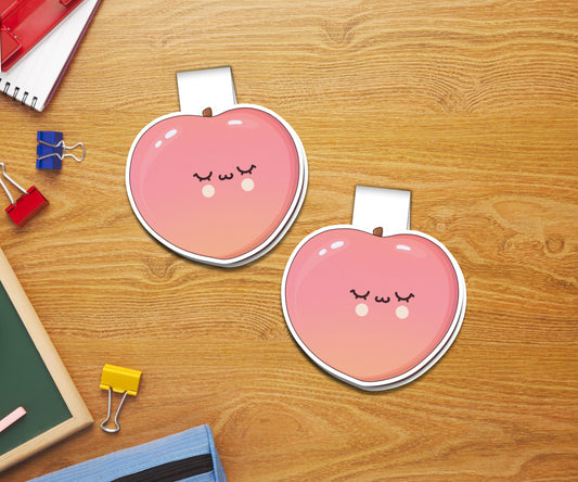 Kawai Peach Magnetic Bookmark